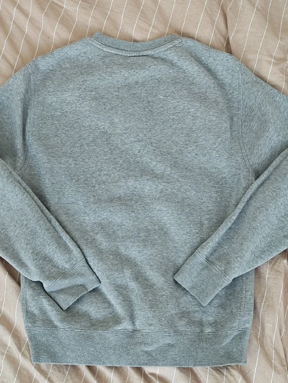 Nike Grey Crewneck Sweatshirt with White Logo